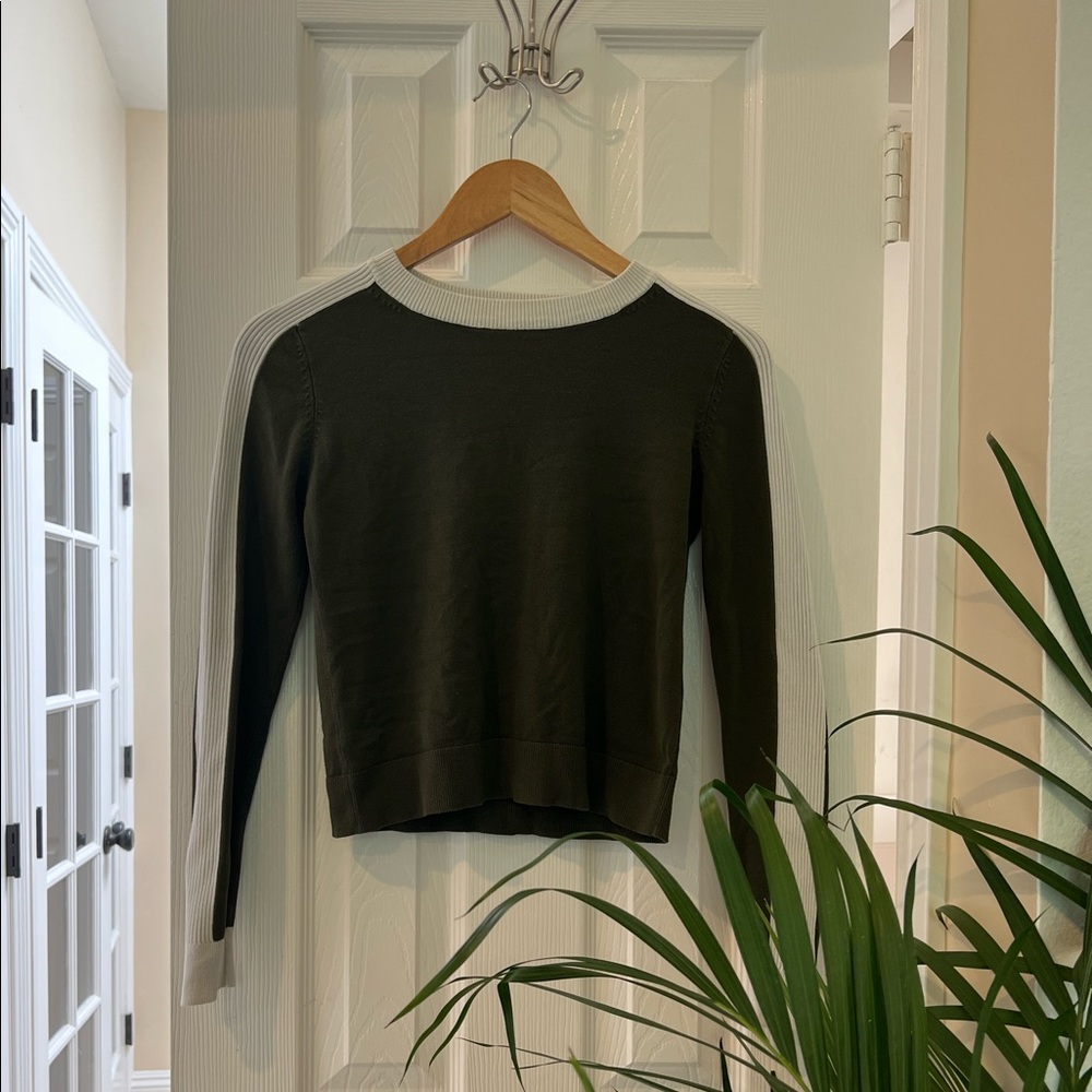 Zara green knit sweater